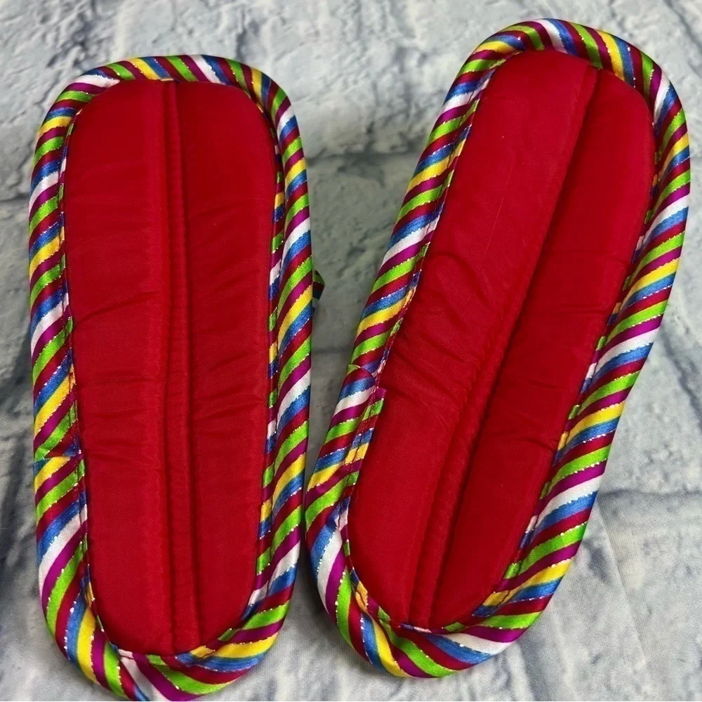 New Children's satin slippers size 11/12 little boys or girls